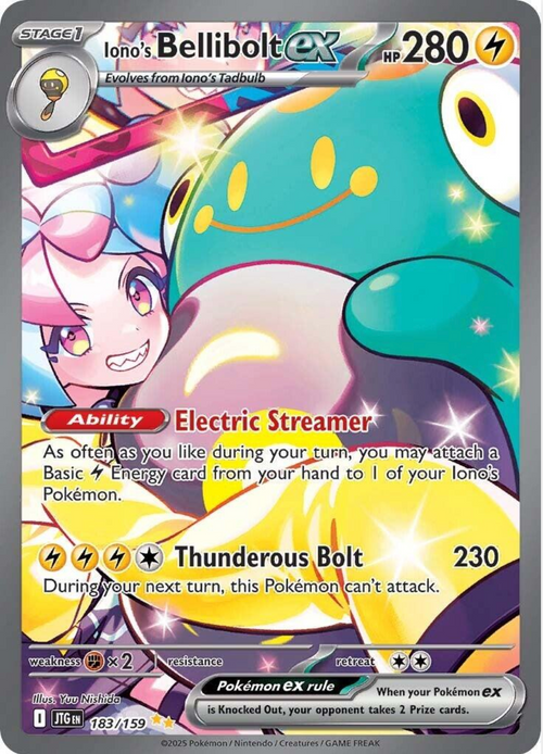 Iono's Bellibolt EX 183/159 NM-LP