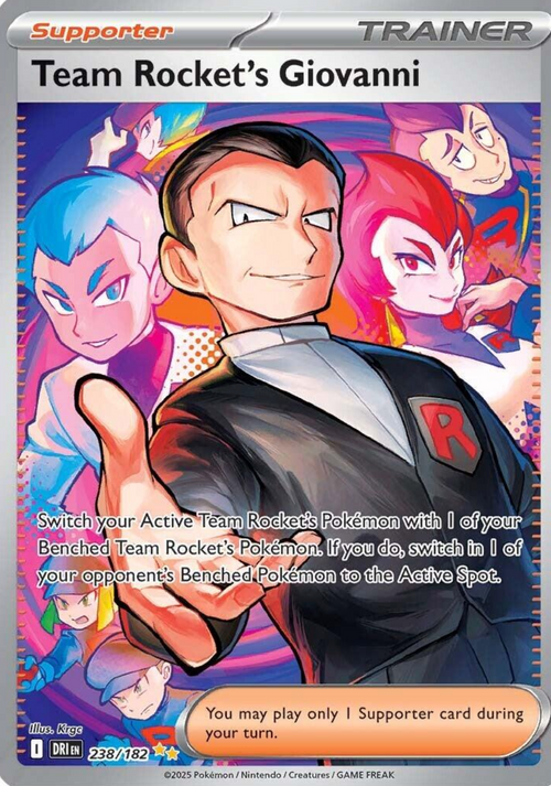 Team Rockets Giovanni 238/182 LP-NM