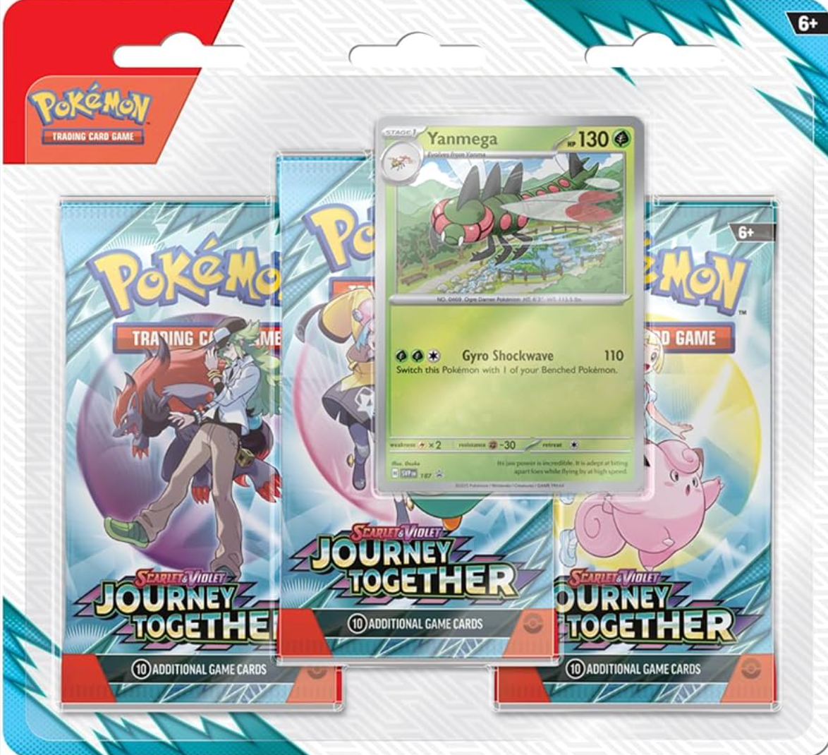 Journey Together Yanmega 3 Pack Blister