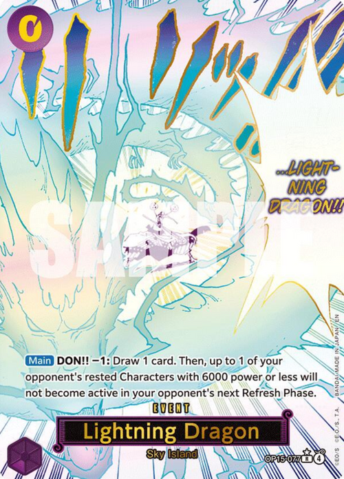 Lightning Dragon OP15-077 NM