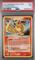 Flareon Gold Star 100/108 PSA1 (graded guard included)