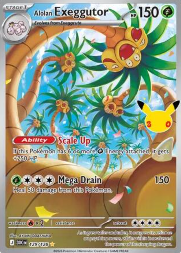 Alolan Exeggutor 129/128 NM